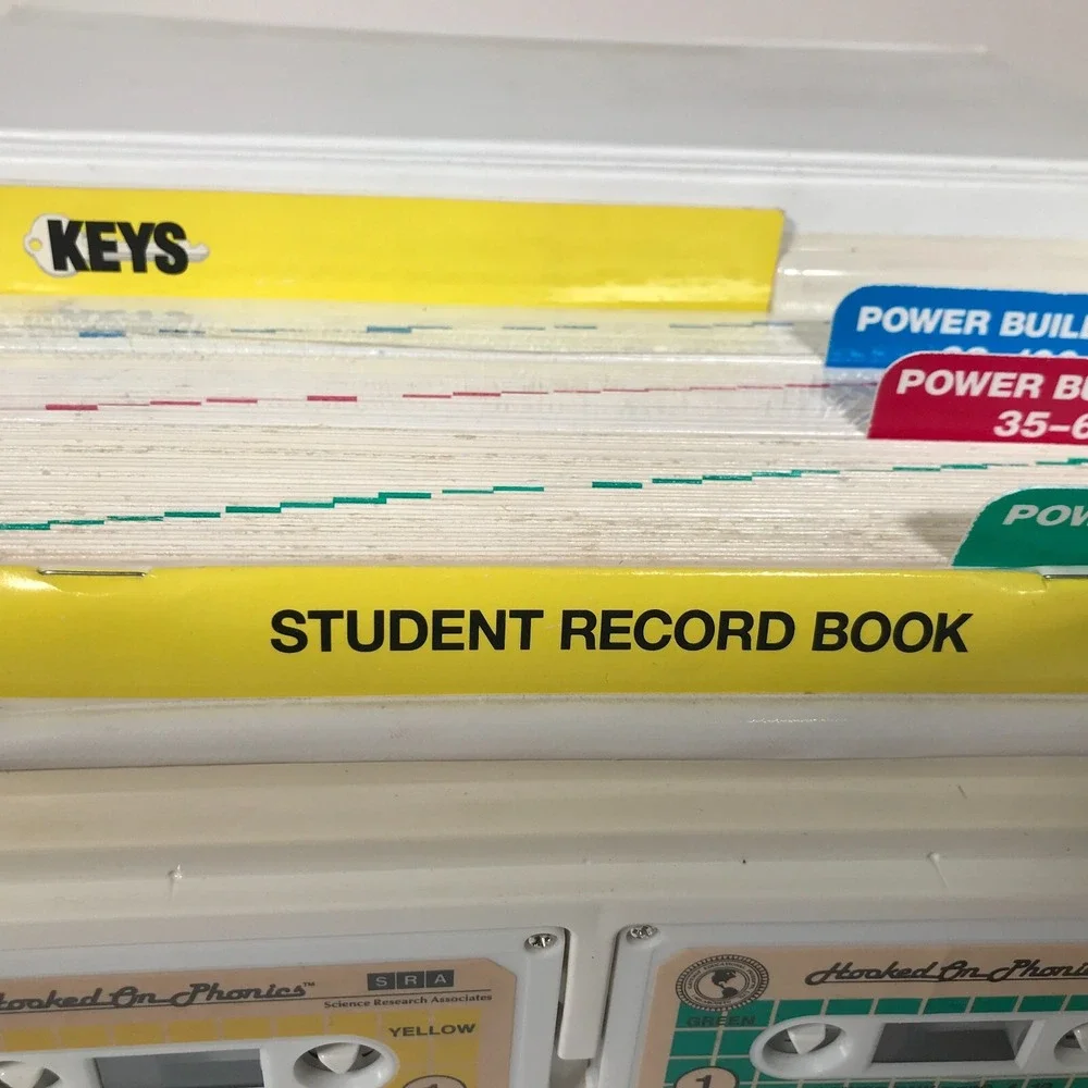 Vintage Hooked On Phonics SRA Your Reading Power Kit Cassettes Cards Don Parker
